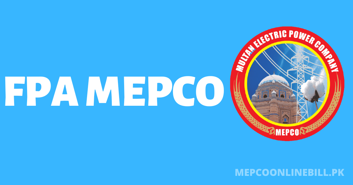 What is FPA in MEPCO Electricity Bill